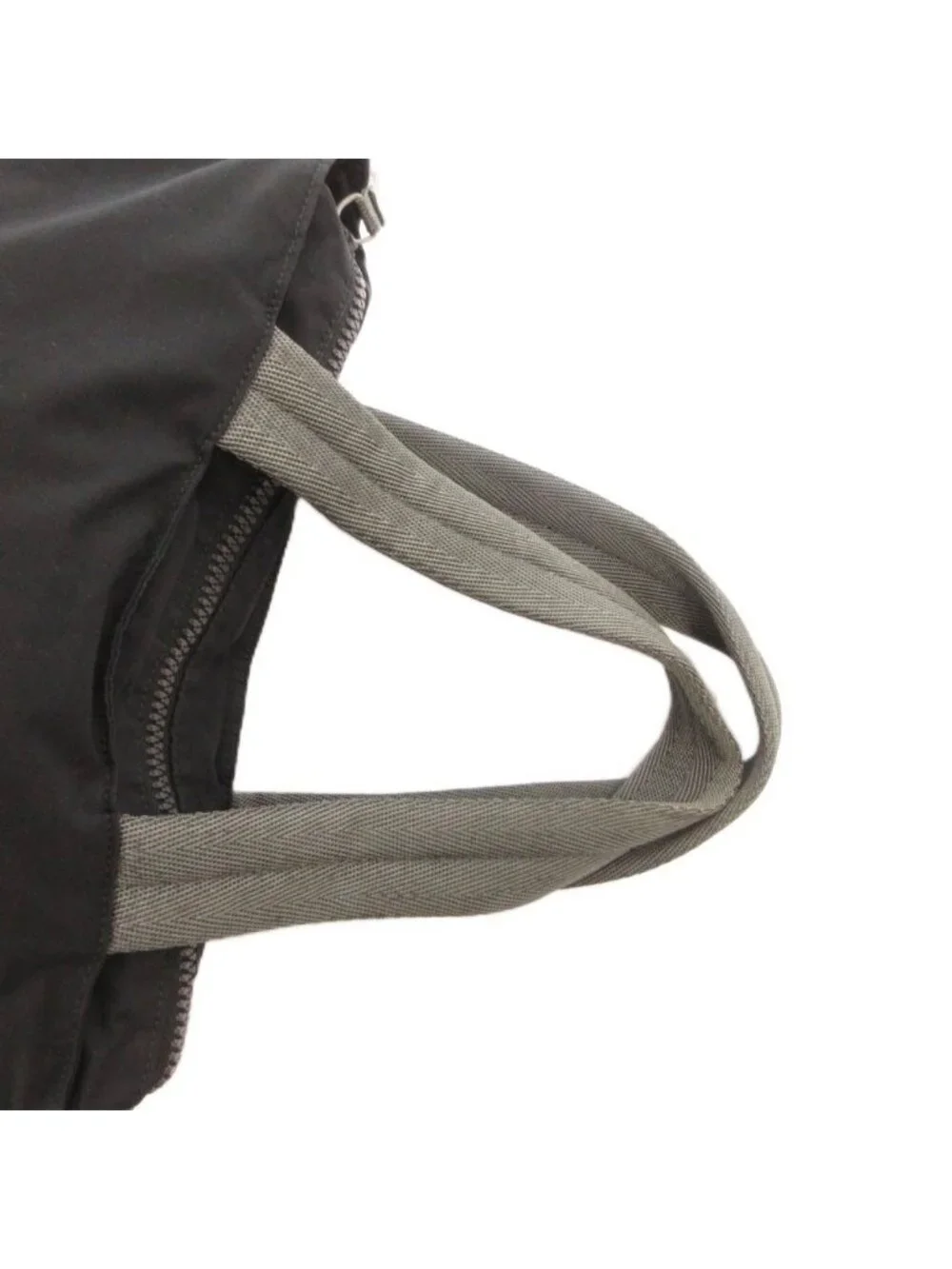 Prada Sport Tote Bag Handle Logo Polyester Black